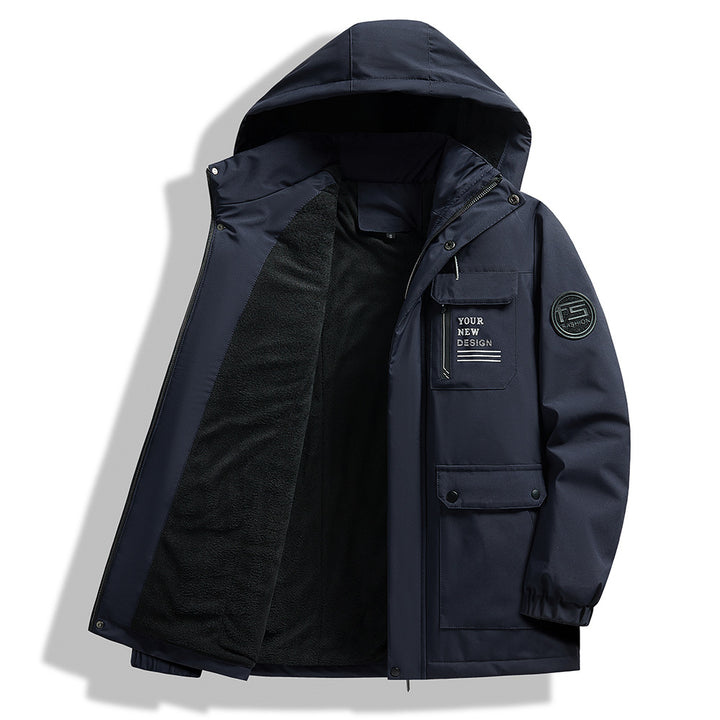Herren Outdoor-Jacke mit isolierender Innenausstattung und praktischen Taschen Aliams