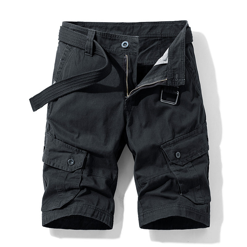 Herren Cargo-Shorts mit vielseitigen Taschen und robustem Material Aliams