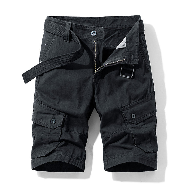 Herren Cargo-Shorts mit vielseitigen Taschen und robustem Material Aliams