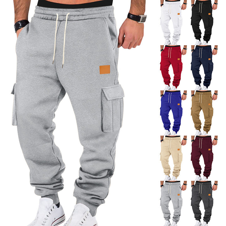 Herren Cargo-Sweatpants mit praktischen Seitentaschen und elastischem Bund Aliams