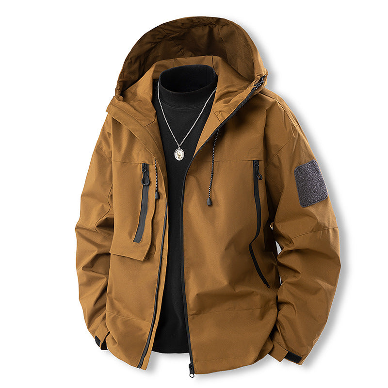 Herren wasserdichte Outdoorjacke Aliams