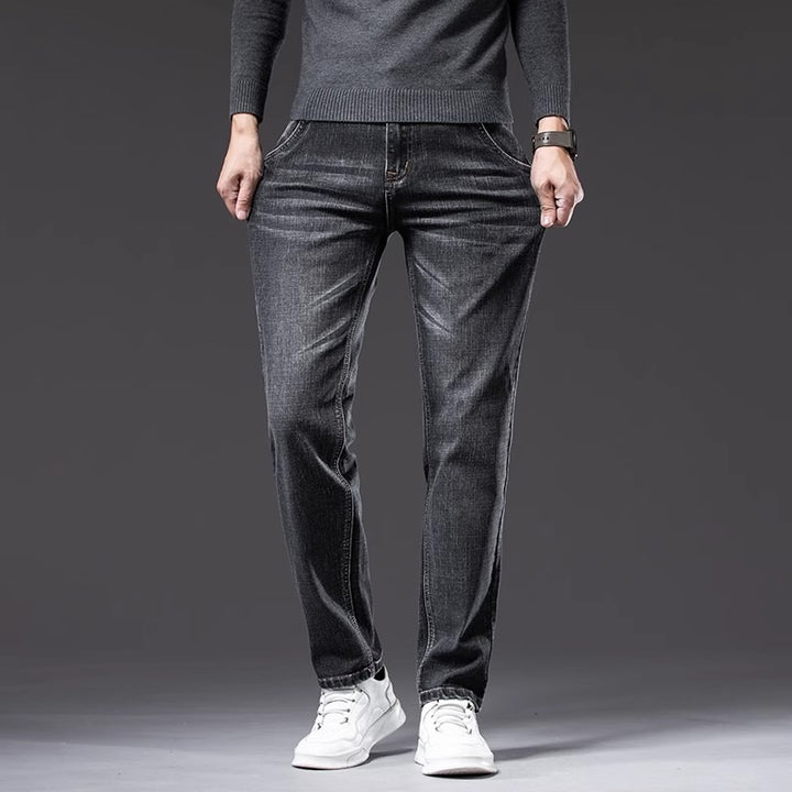 Herren bequeme Slim-Fit Jeans mit modischem Design und robustem Material Aliams