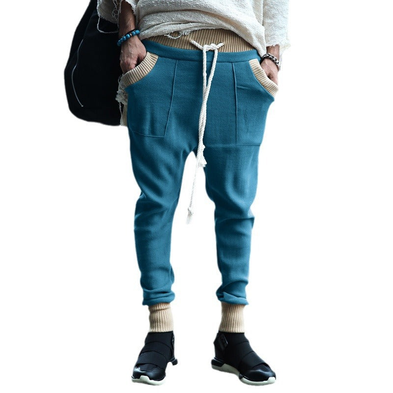 Herren bequeme Freizeit Jogginghose mit seitlichen Taschen und elastischem Bund Aliams