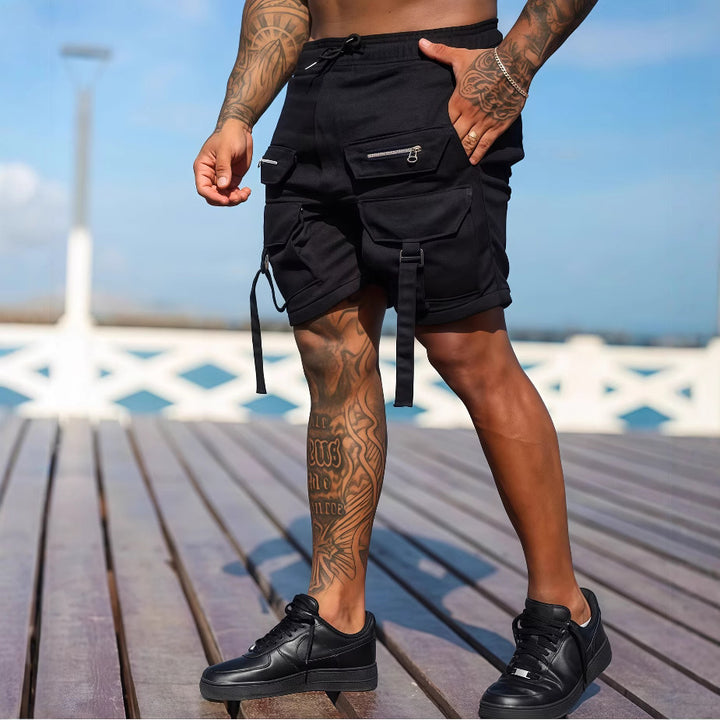 Herren Cargo Stil Utility Shorts Aliams