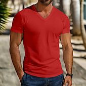 Herren V-Ausschnitt T-Shirt Aliams