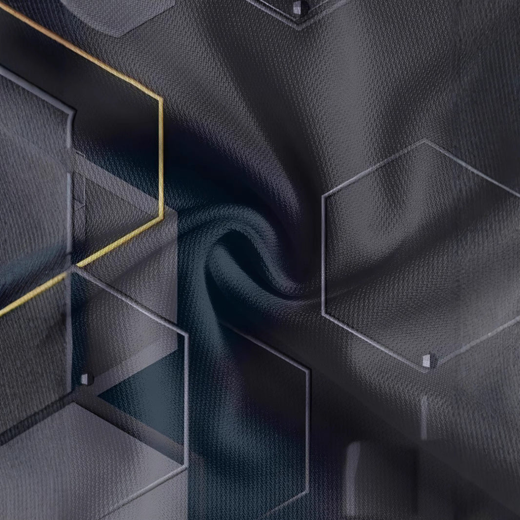 Herren Poloshirt mit modernen geometrischen Akzenten Aliams