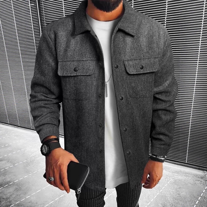 Herren Designer-Style Hemdjacke Aliams