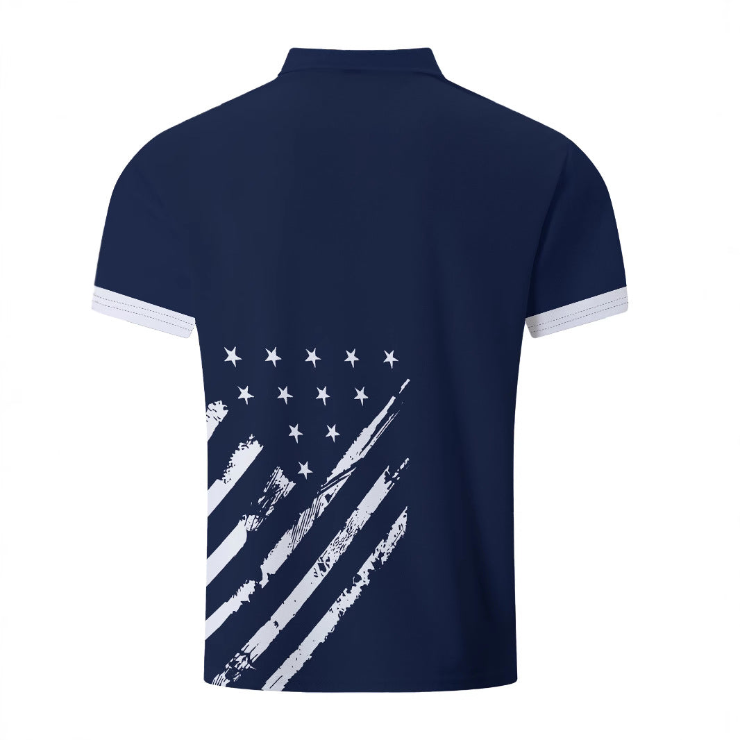 Herren Poloshirt mit stylischem Grafikdesign Aliams