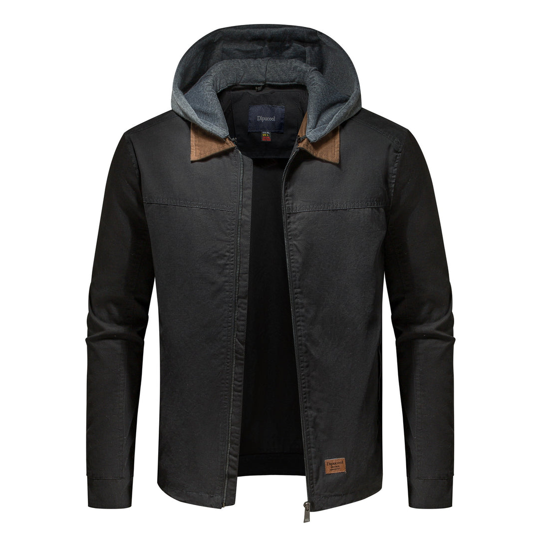 Herren Utility-Jacke mit abnehmbarem Hoodie Aliams