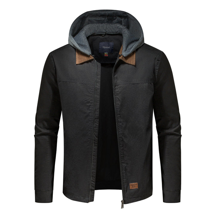 Herren Utility-Jacke mit abnehmbarem Hoodie Aliams