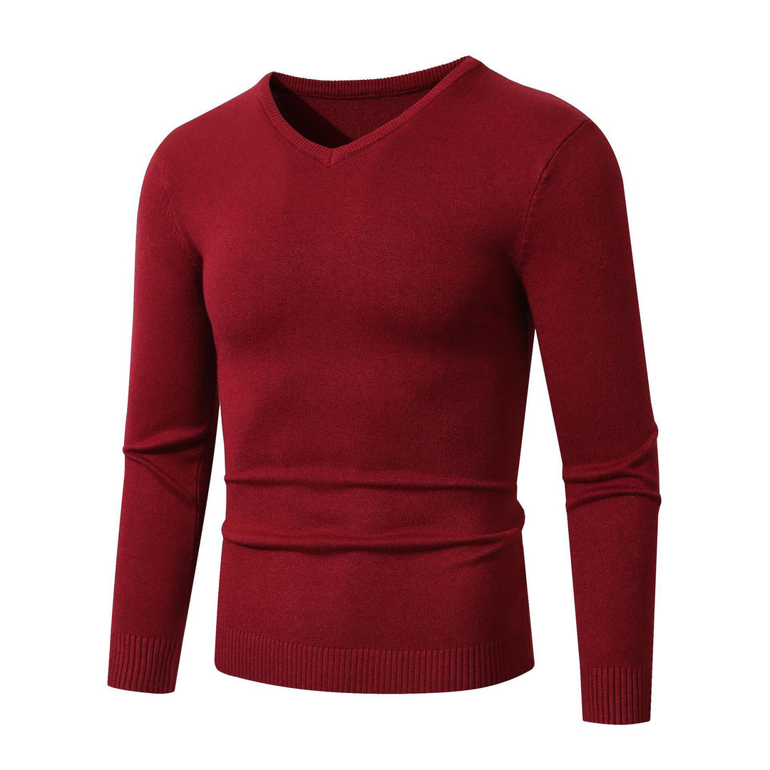 Herren V-Ausschnitt Pullover aus hochwertiger Baumwolle Aliams