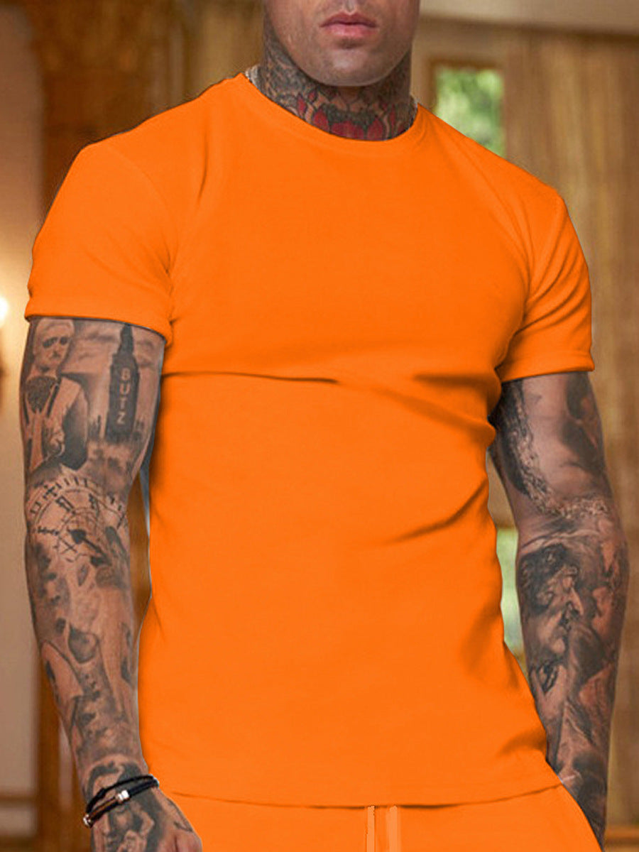 Herren körperbetontes T-Shirt Aliams