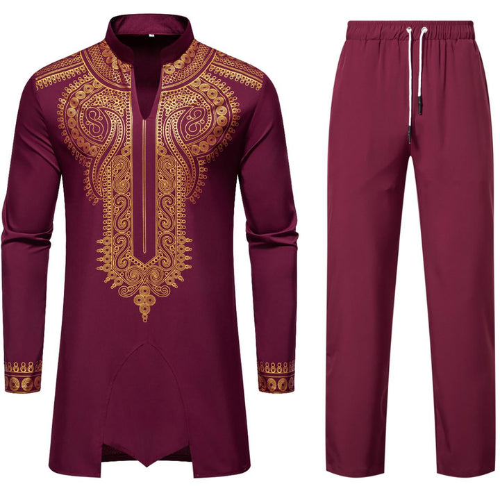 Herren Traditionelles Kaftan-Outfit mit einzigartiger Stickerei Aliams