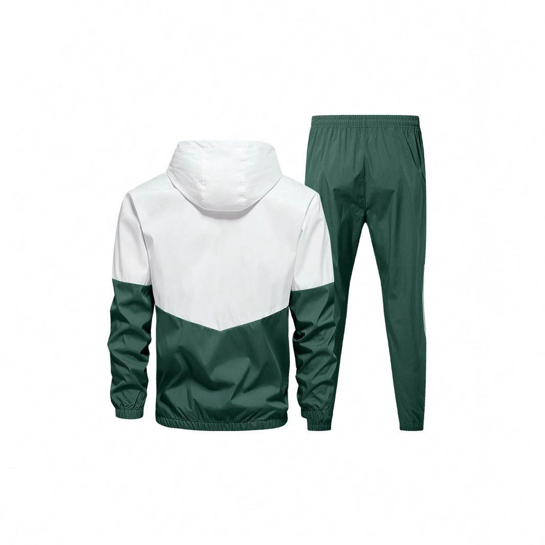 Herren Sportanzug mit atmungsaktiver Jacke und elastischen Jogginghosen Aliams