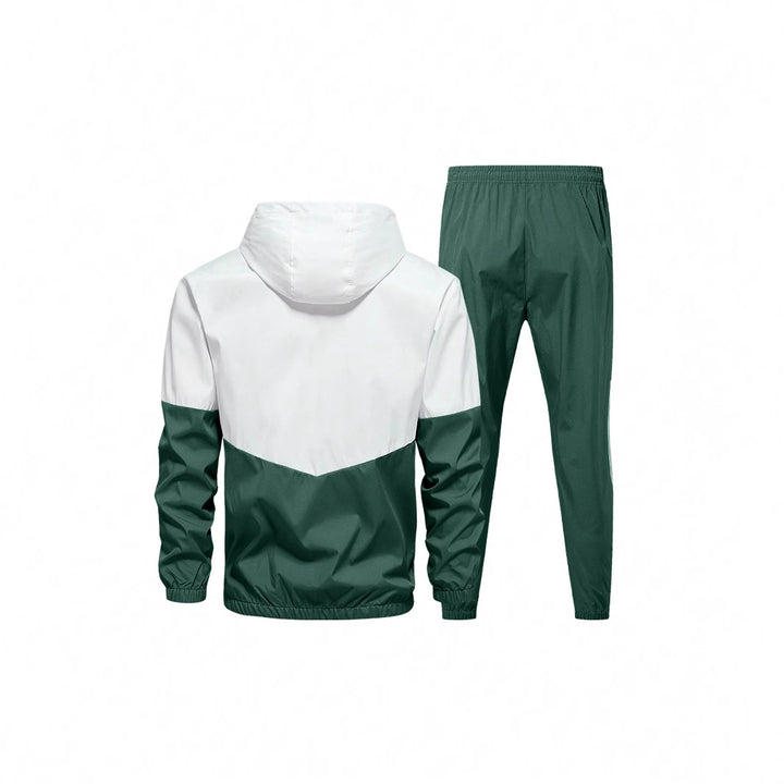 Herren Sportanzug mit atmungsaktiver Jacke und elastischen Jogginghosen Aliams