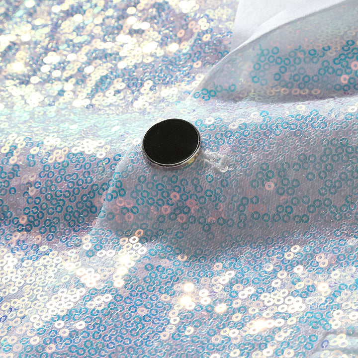 Herren Glamouröser Paillettenblazer mit schimmerndem Effekt Aliams