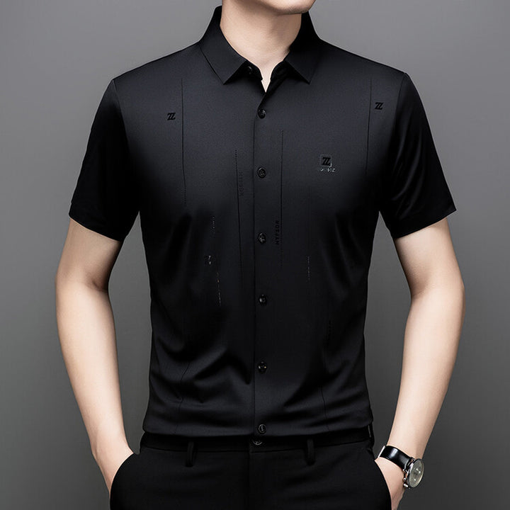 Herren sportliches Kurzarmhemd mit innovativer Feuchtigkeitsregulierung Aliams