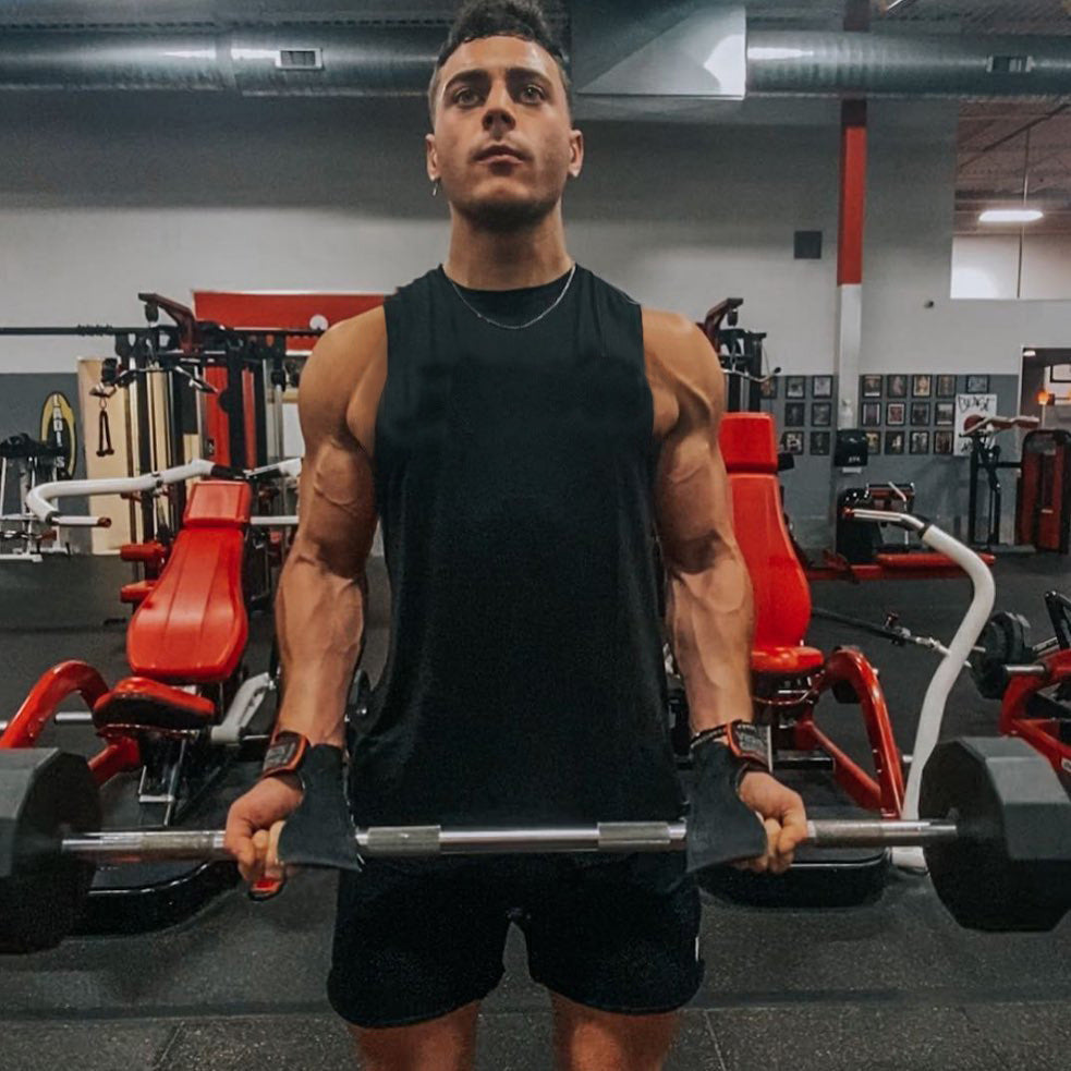 Herren Sportliches Muskelshirt für Training und Freizeit Aliams