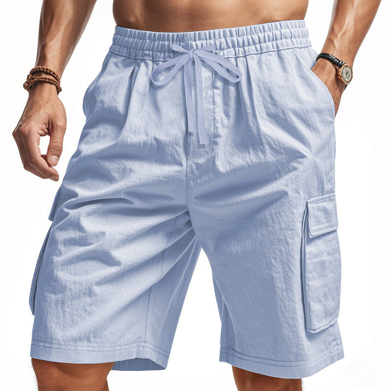 Herren Cargo-Shorts mit elastischem Bund und praktischen Seitentaschen Aliams 1757709064