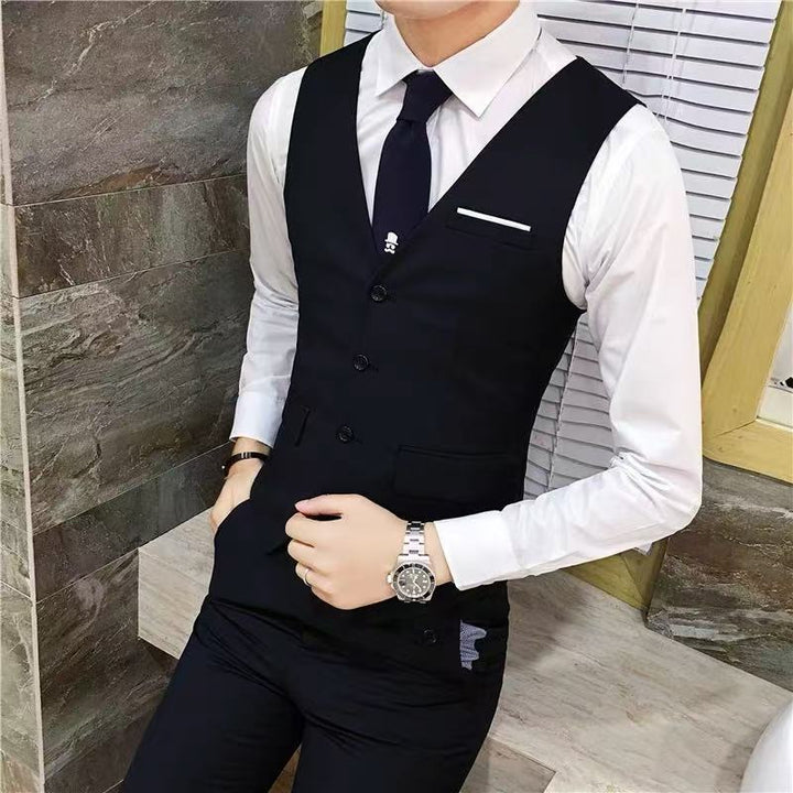 Herren eleganter Slim-Fit Anzug mit praktischen Taschen Aliams