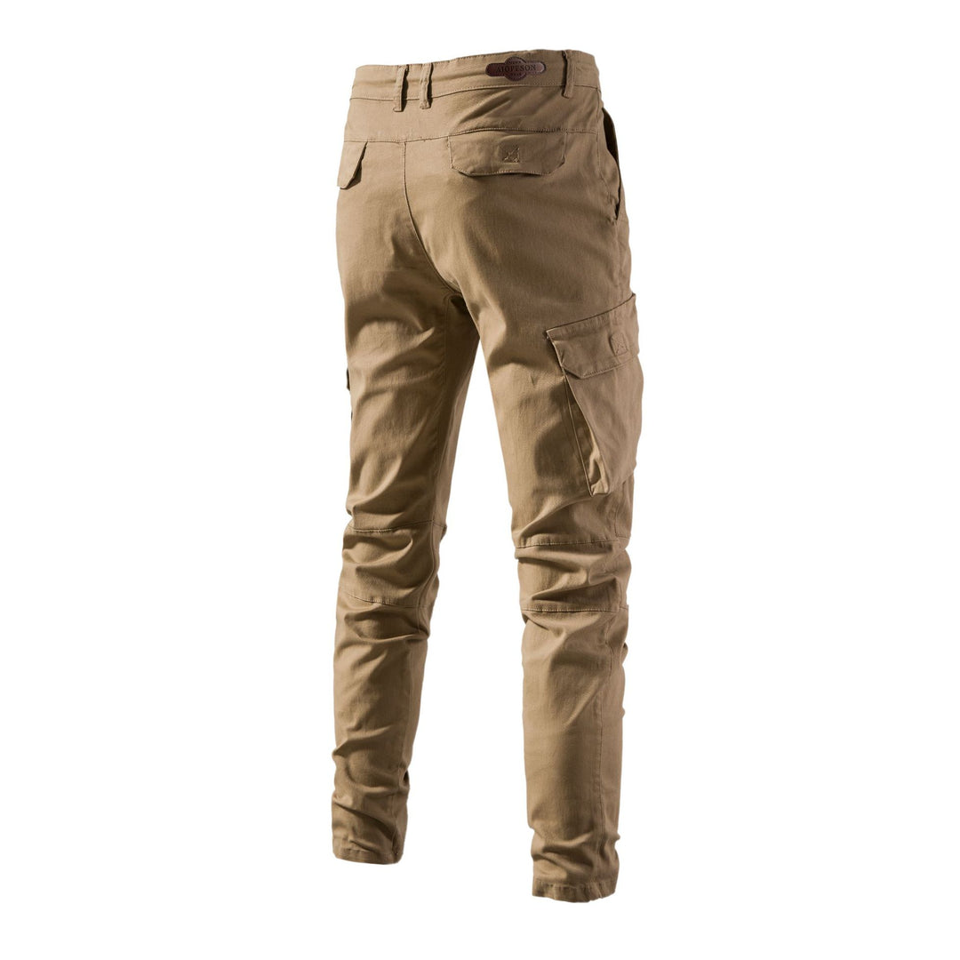 Herren Cargo-Hose mit funktionalen Taschen und elastischem Bund Aliams
