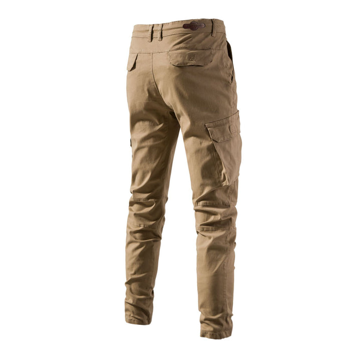 Herren Cargo-Hose mit funktionalen Taschen und elastischem Bund Aliams