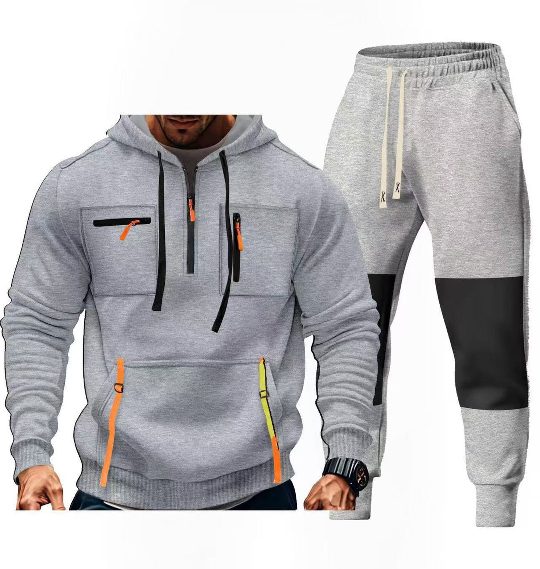 Herren Sportbekleidungsset mit funktionalen Taschen Aliams