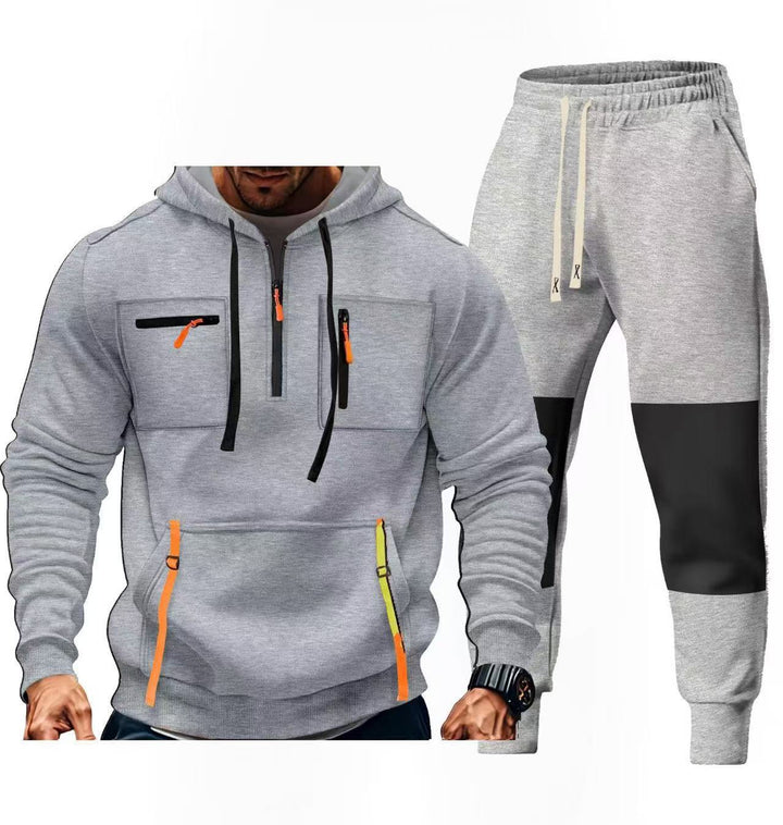 Herren Sportbekleidungsset mit funktionalen Taschen Aliams