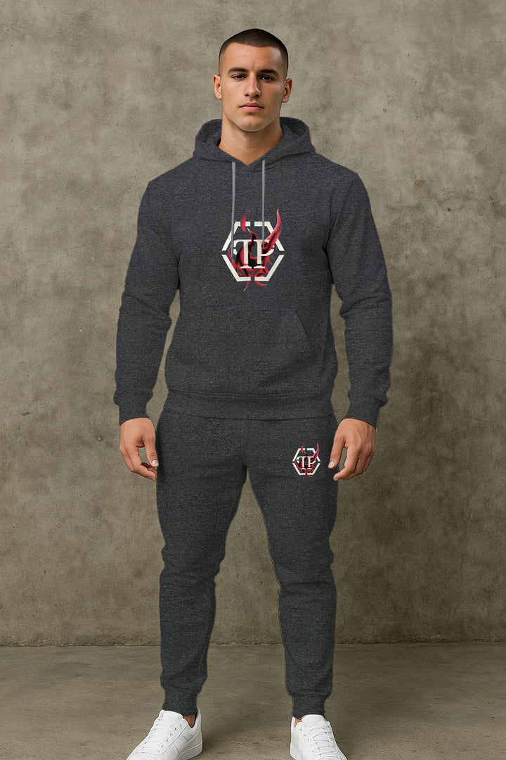 Herren Sportives Hoodie- und Jogginghose-Set Aliams
