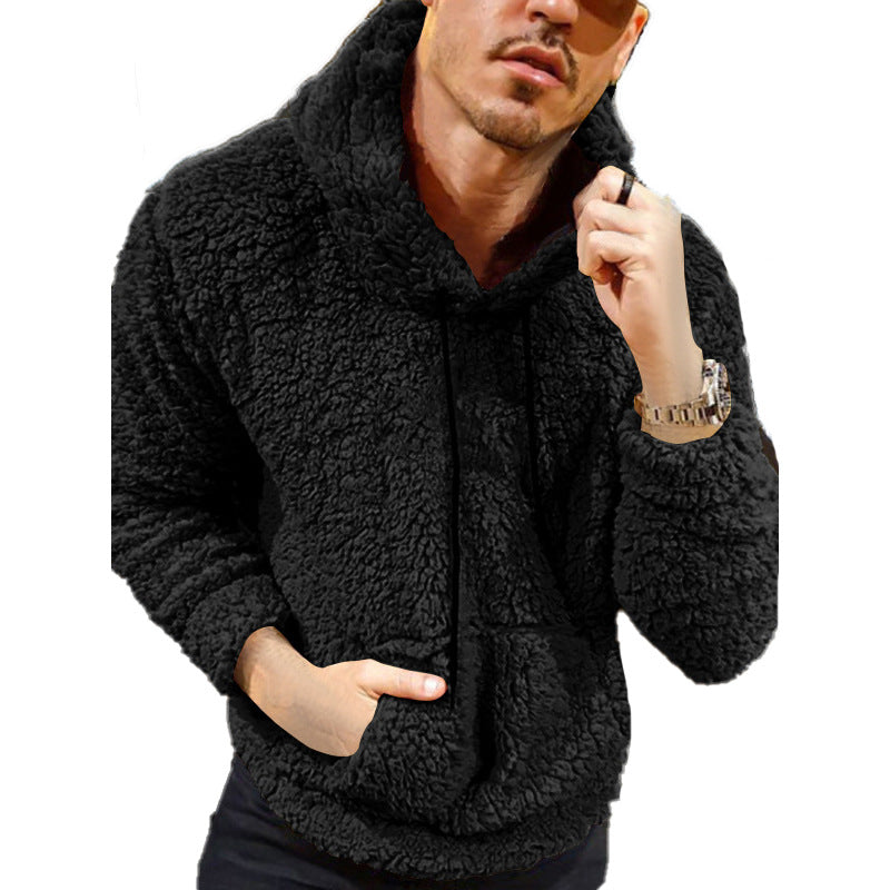 Herren Teddyfell Kapuzenpullover Aliams