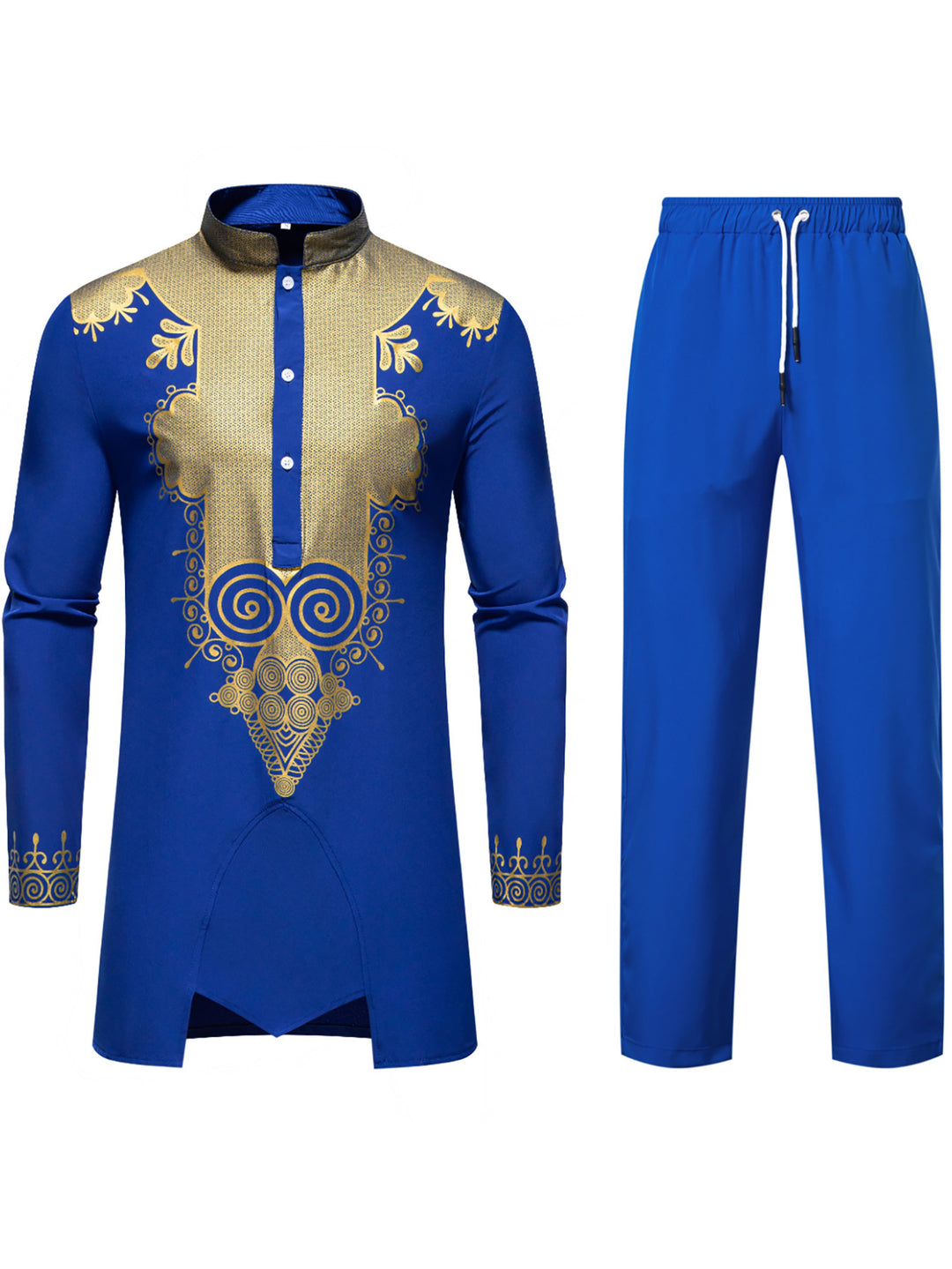 Herren elegantes Kombi-Outfit mit dekorativen Verzierungen Aliams