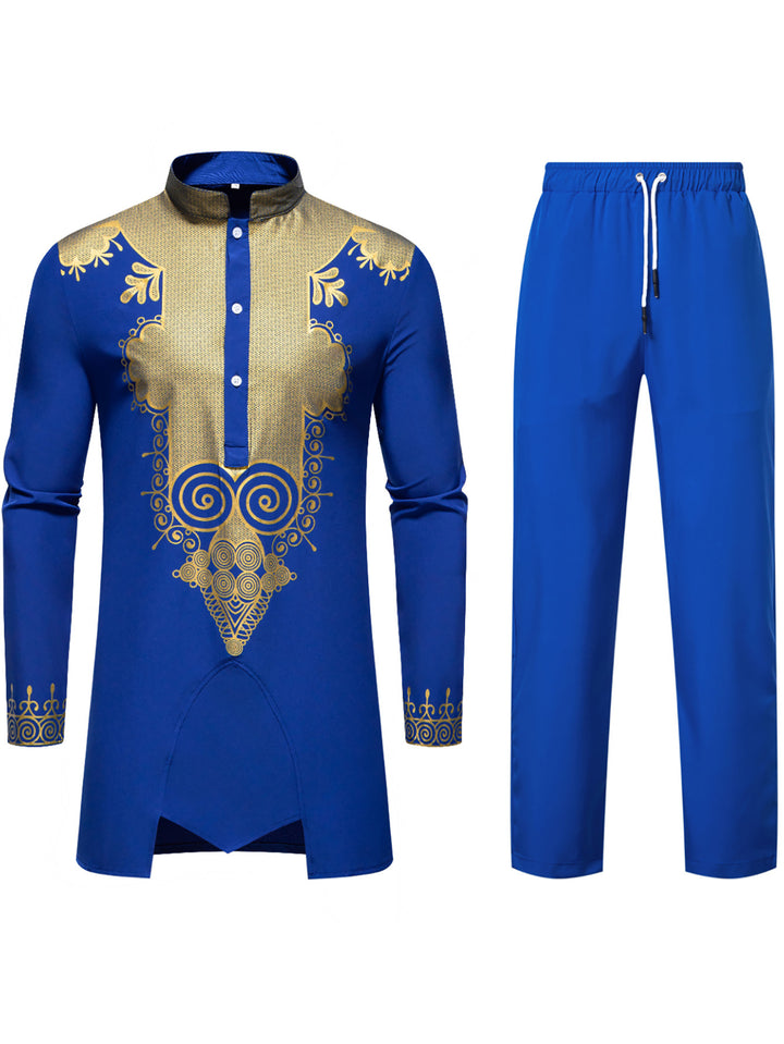 Herren elegantes Kombi-Outfit mit dekorativen Verzierungen Aliams