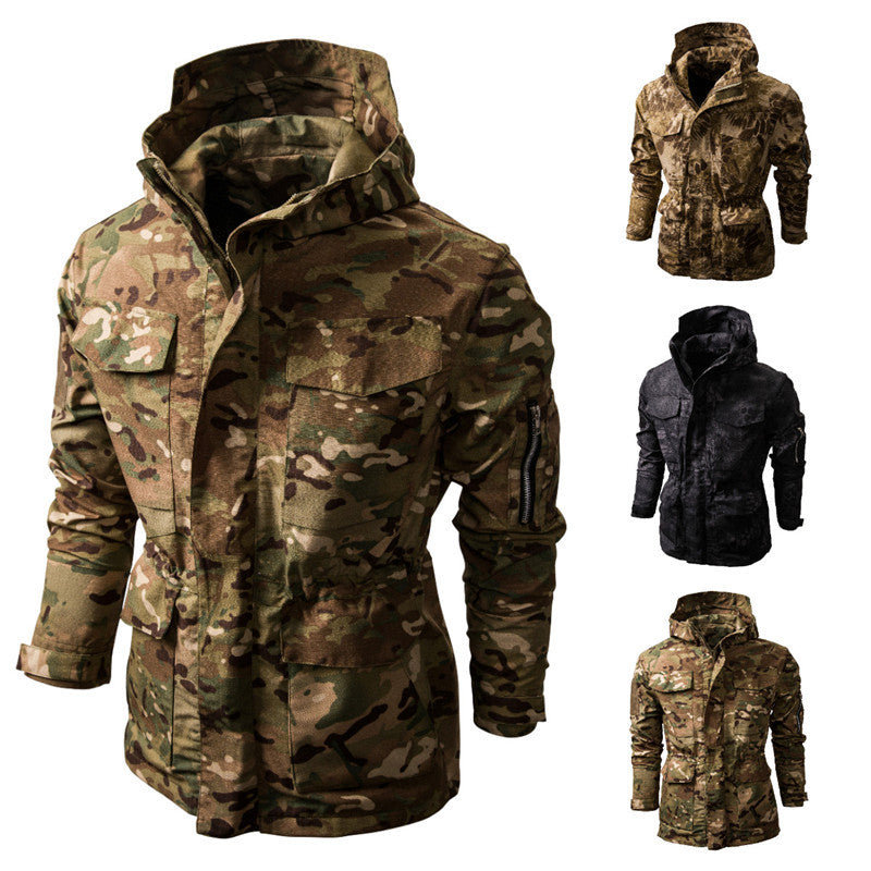 Herren Outdoor-Jacke mit camouflage Design und praktischen Taschen Aliams