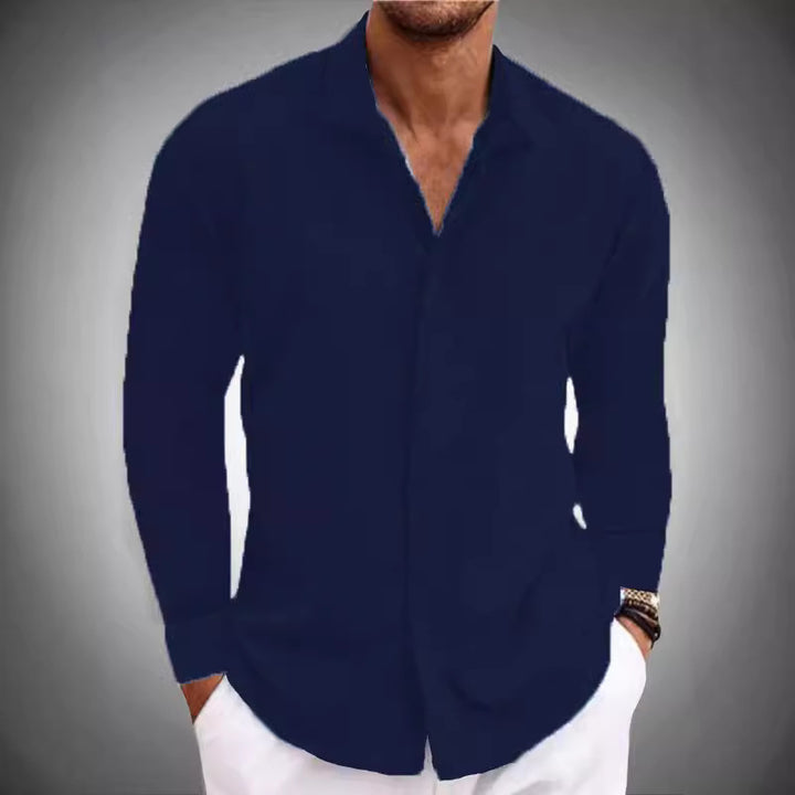 Herren Hemd mit modernem Strukturdesign Aliams