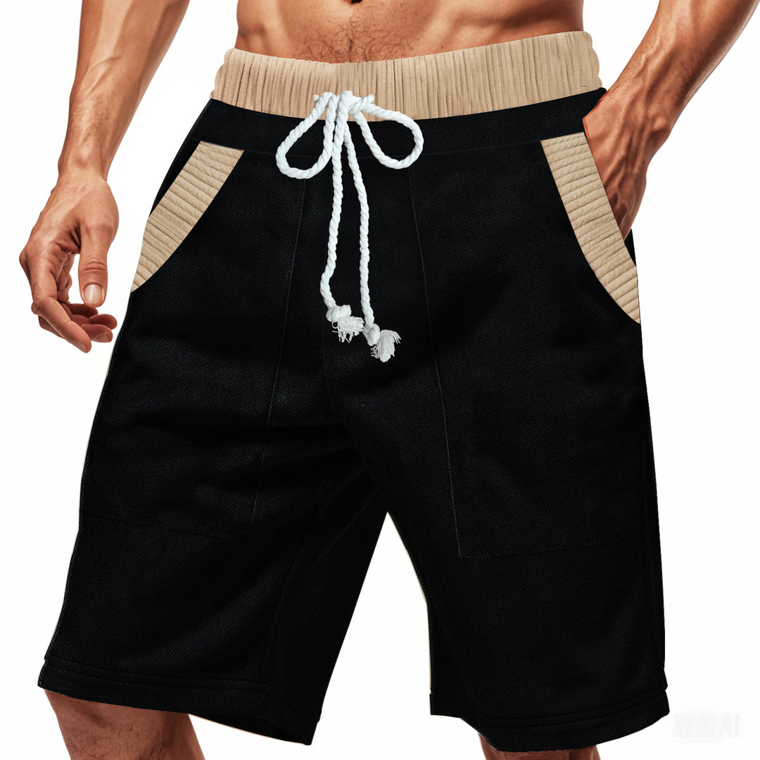 Herren Freizeit-Shorts mit elastischem Bund und praktischen Seitentaschen Aliams
