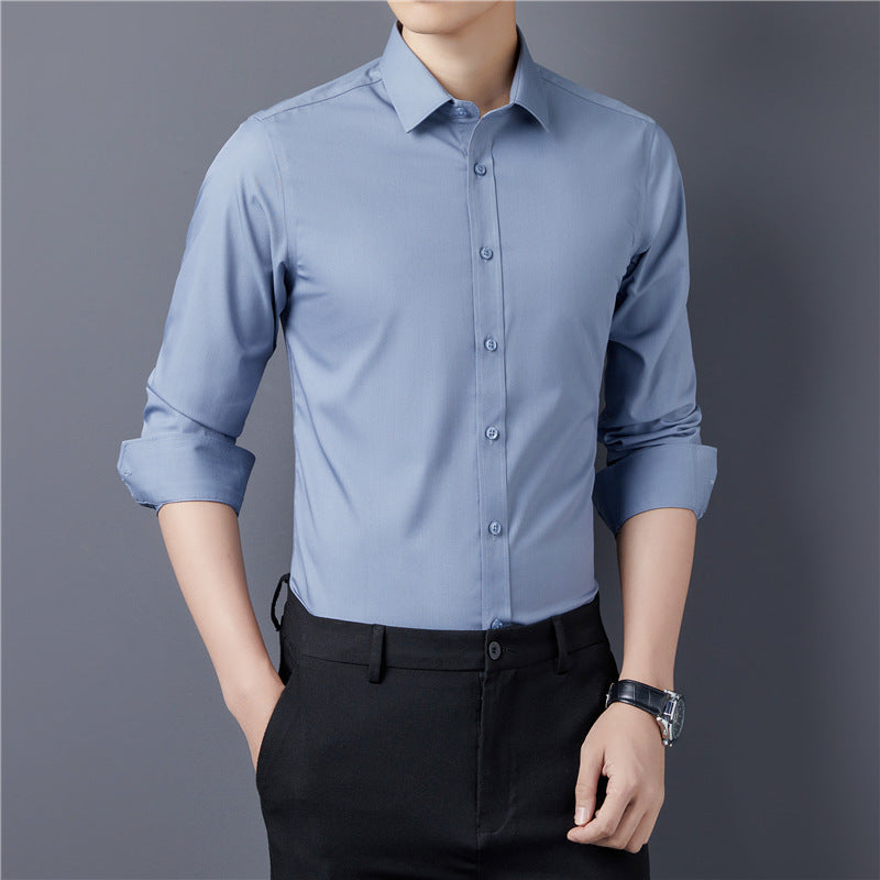 Herren Elegantes Langarmhemd Aliams