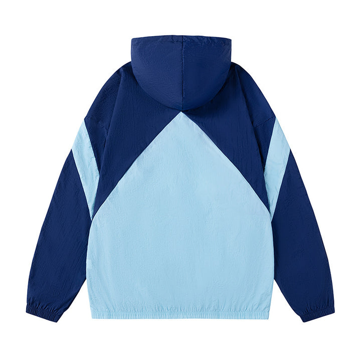 Herren sportliche Windjacke mit verstellbarem Kapuzensystem und reflektierenden Details Aliams