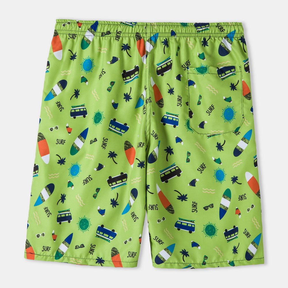 Herren Badeshorts mit modernem Surf-Motiv Aliams