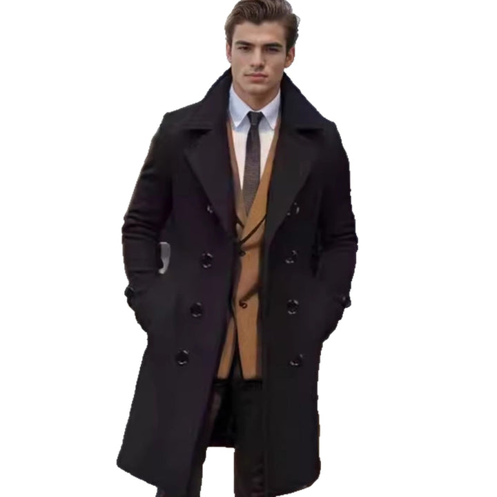 Herren eleganter Woll-Mantel Aliams