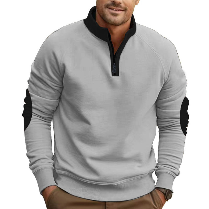 Herren Sportpullover mit Stehkragen Aliams