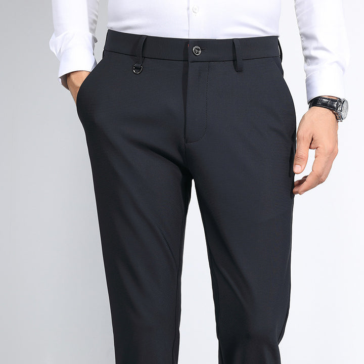 Herren elegante Anzughose mit atmungsaktivem Stoff Aliams