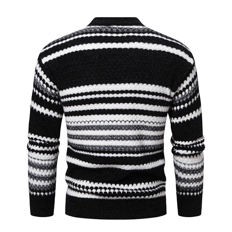 Herren Strickpullover mit strukturiertem Muster Aliams