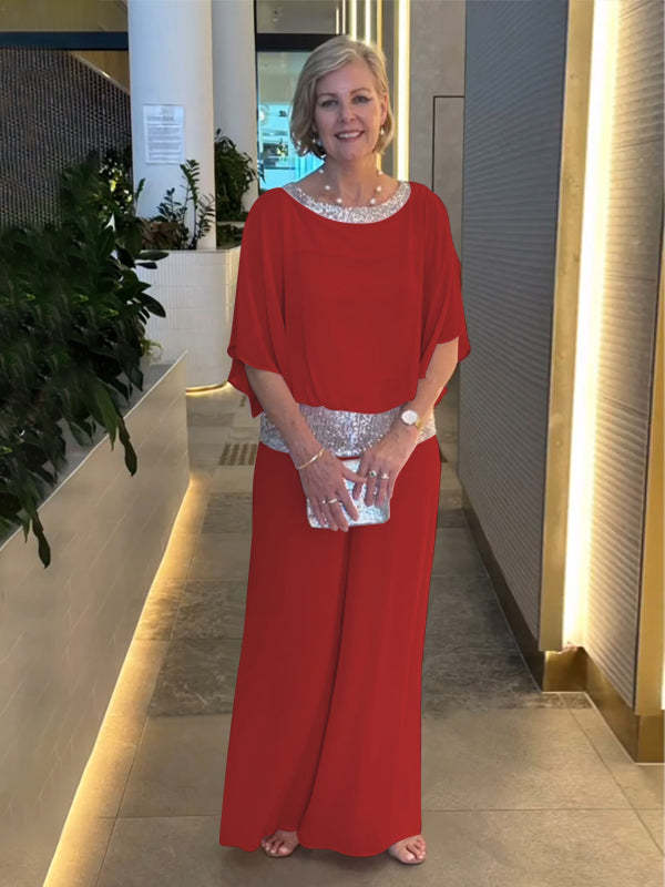 Damen eleganter und luftiger Overall mit glitzerndem Bund Aliams