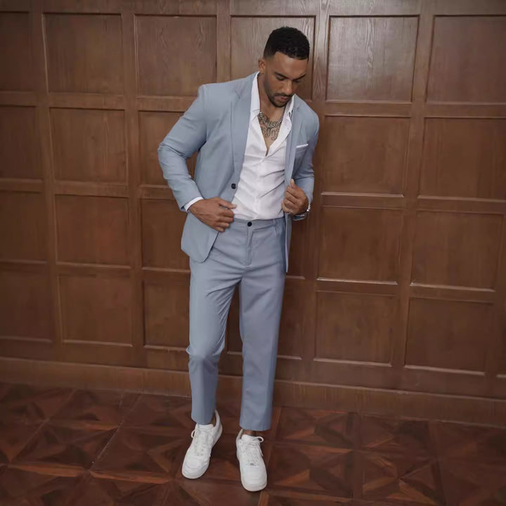 Herren elegantes Anzugset mit modernem Schnitt Aliams