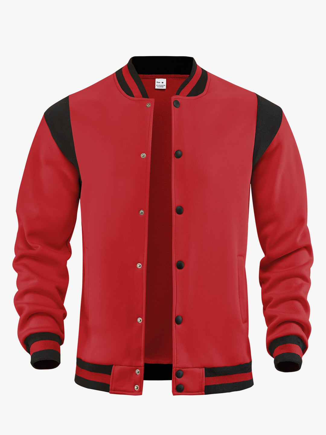 Herren Baseballjacke mit kontrastierenden Ärmeln Aliams