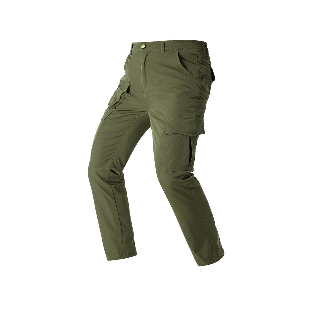 Herren Cargohosen mit vielseitigen Funktionstaschen und elastischem Bund Aliams