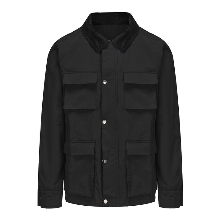 Herren funktionale Utility-Jacke mit praktischen Taschen Aliams