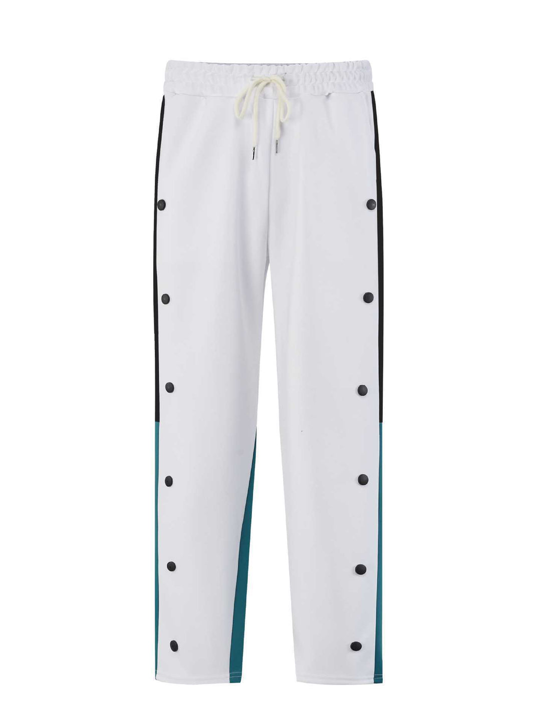 Herren Sportliche Freizeithose mit seitlichen Druckknöpfen Aliams