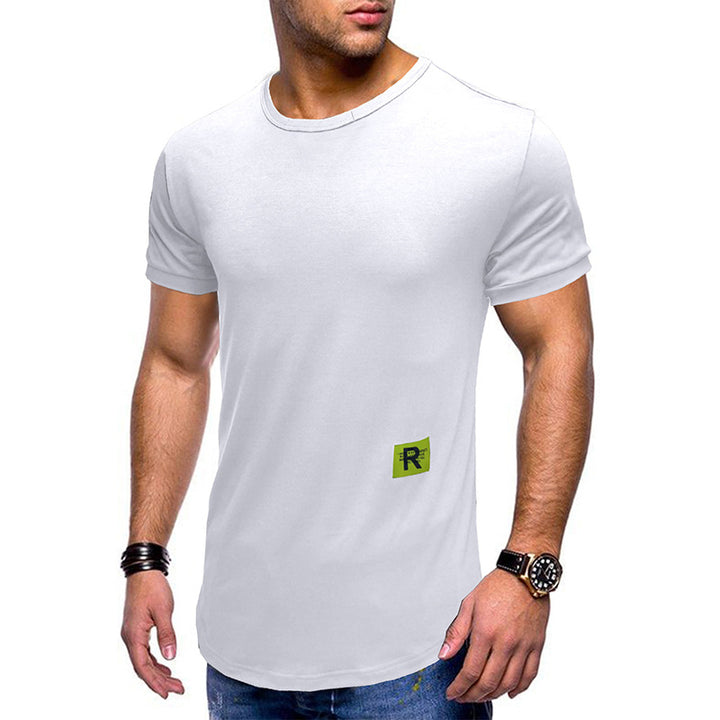 Herren Rundhals T-Shirt mit atmungsaktiver Baumwolle Aliams