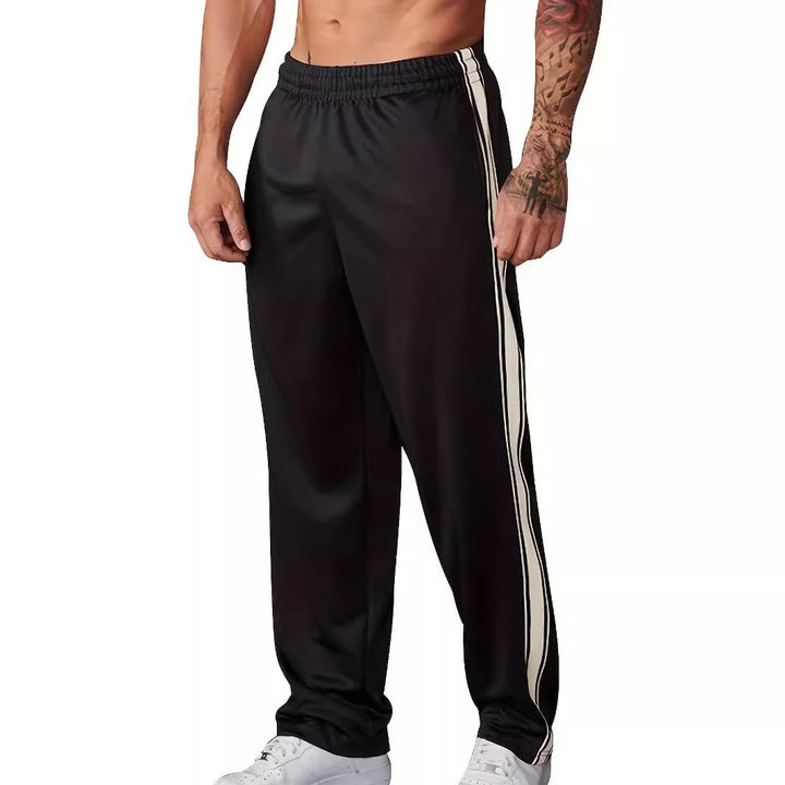 Herren Sportliche Freizeithose mit seitlichem Streifen Aliams